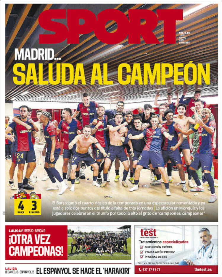 Portada de Sport (España)