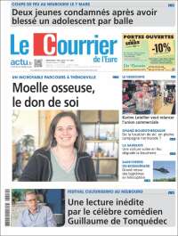 Portada de Le Courrier de l'Ouest (France)