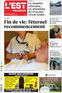 Portada de L'Est Republicain (France)