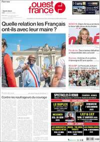 Portada de Ouest France (France)