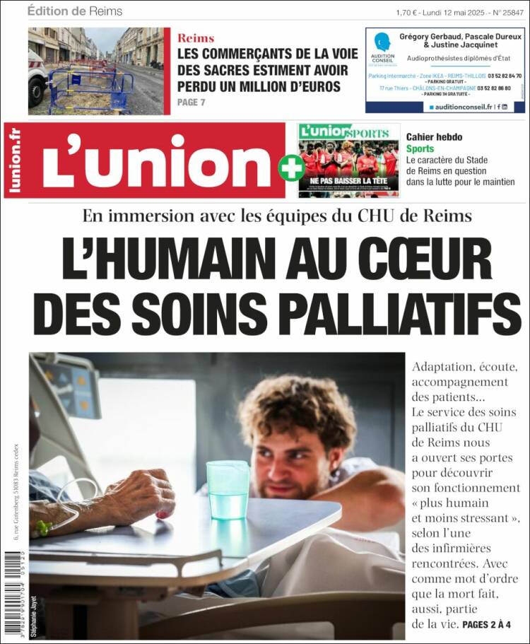 Portada de L'Union (Francia)