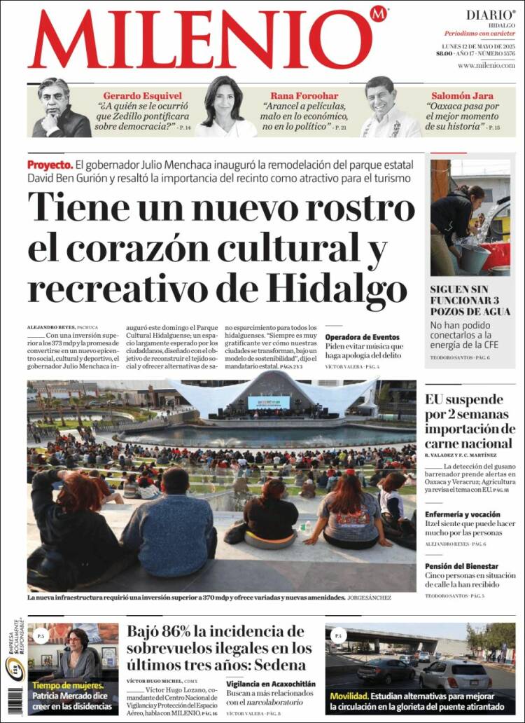 Portada de Milenio de Hidalgo (México)
