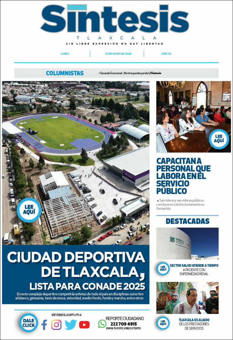 Portada de Síntesis de Tlaxcala (México)