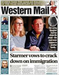 Portada de Western Mail (United Kingdom)