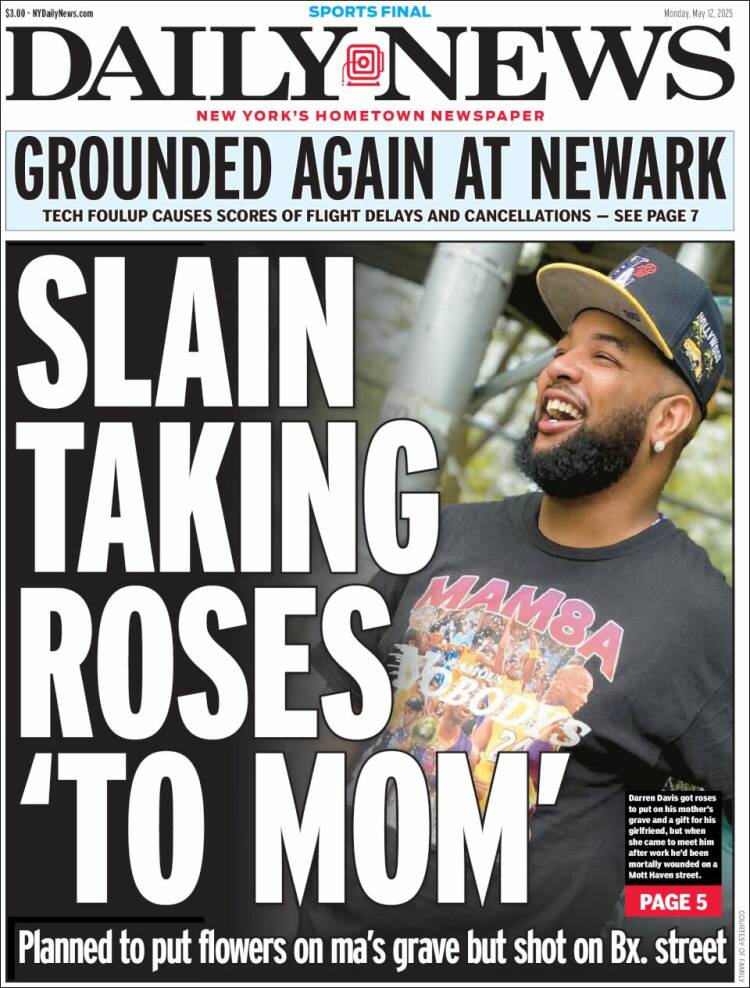 Portada de Daily News - New York (USA)
