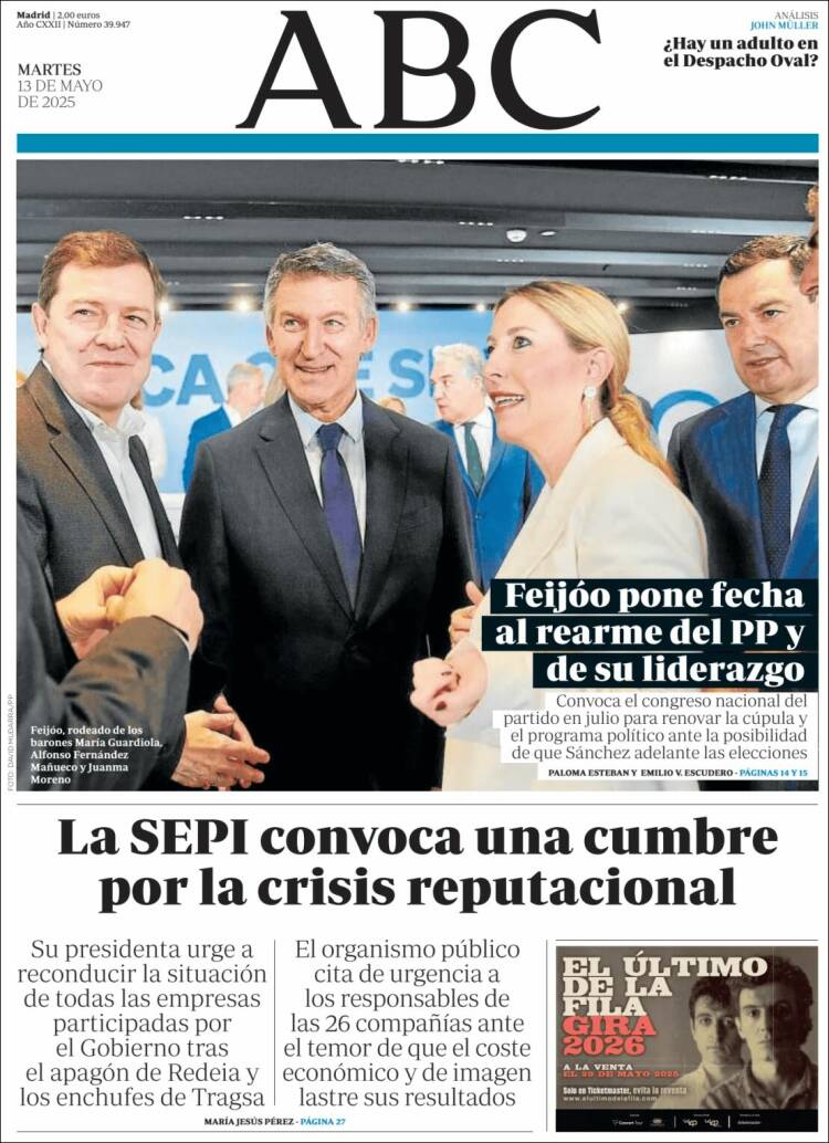 Portada de ABC (Spain)
