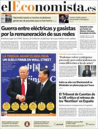 Portada de El Economista (España)
