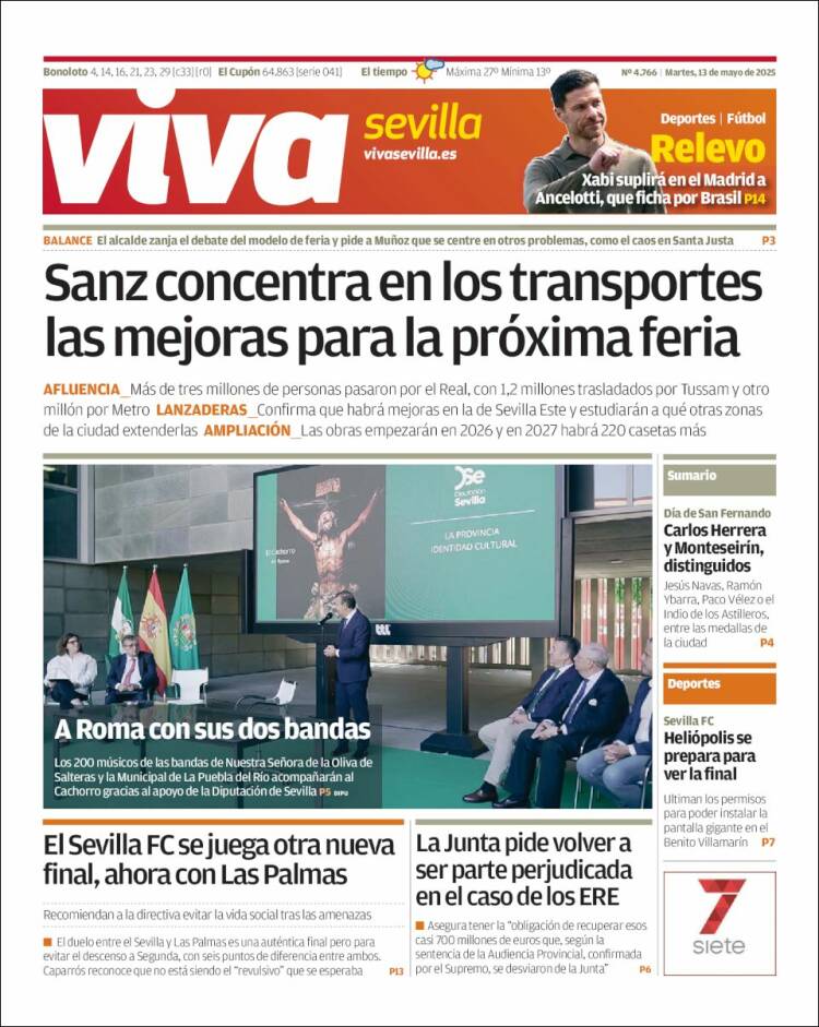 Portada de Viva Sevilla (España)
