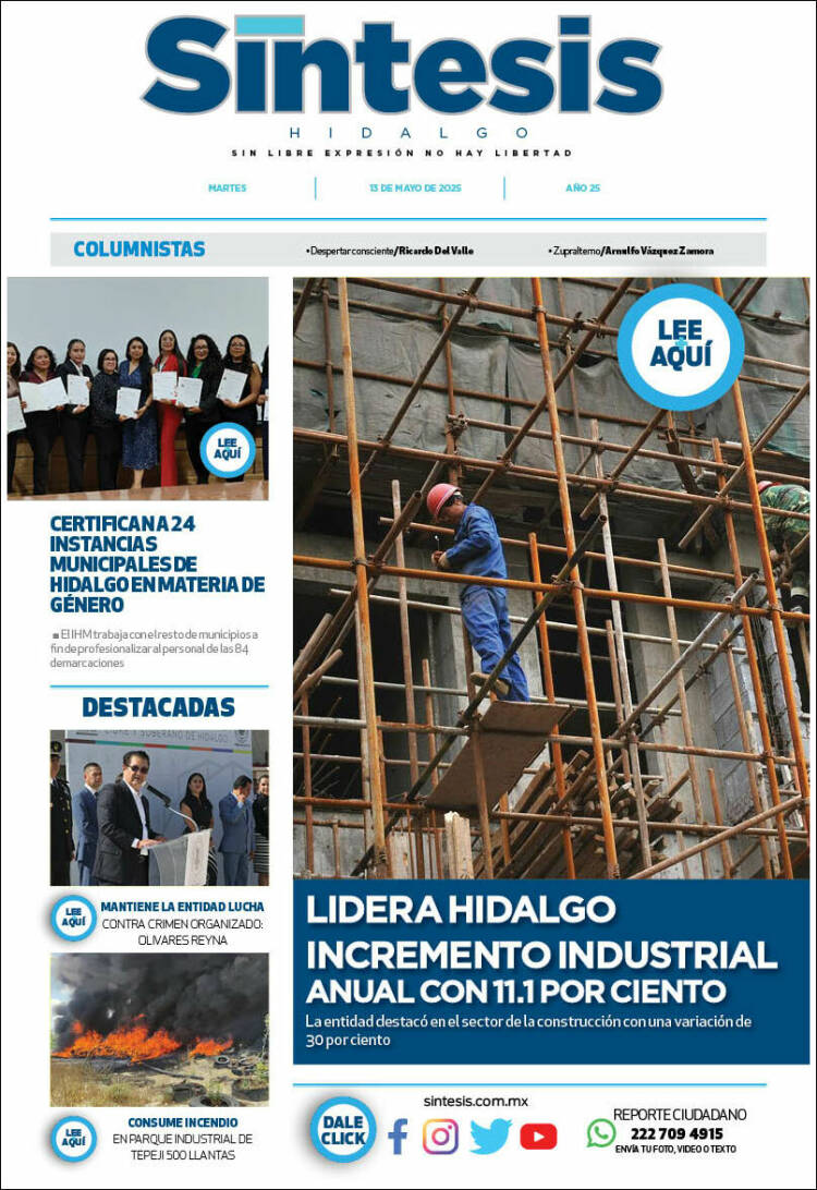 Portada de Sistesis - Hidalgo (México)
