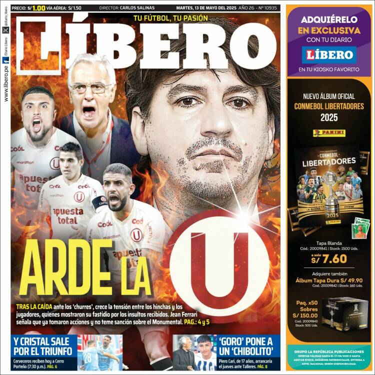 Portada de Líbero (Per&uacute;)