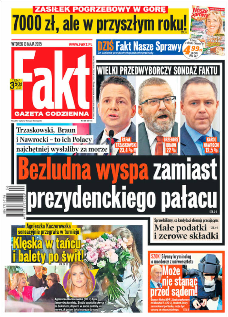 Portada de Fakt (Polonia)