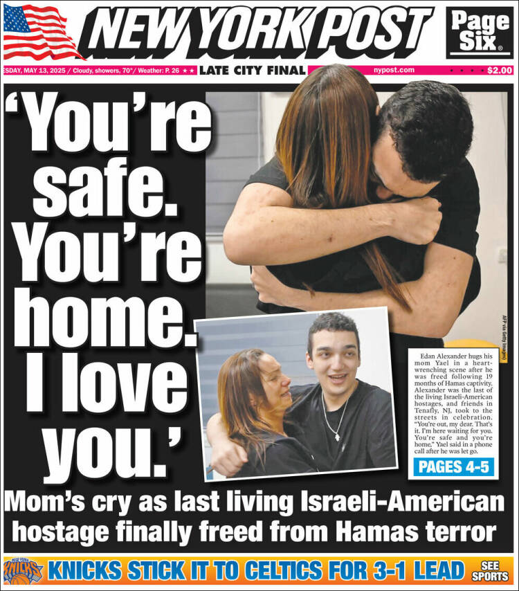 Portada de New York Post (USA)