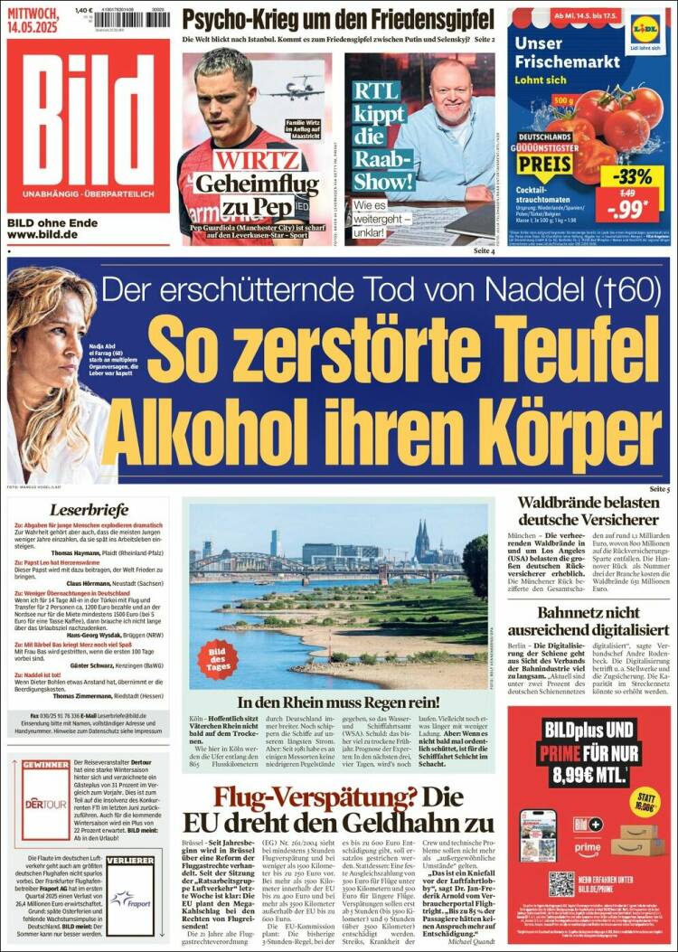 Portada de Bild (Allemagne)