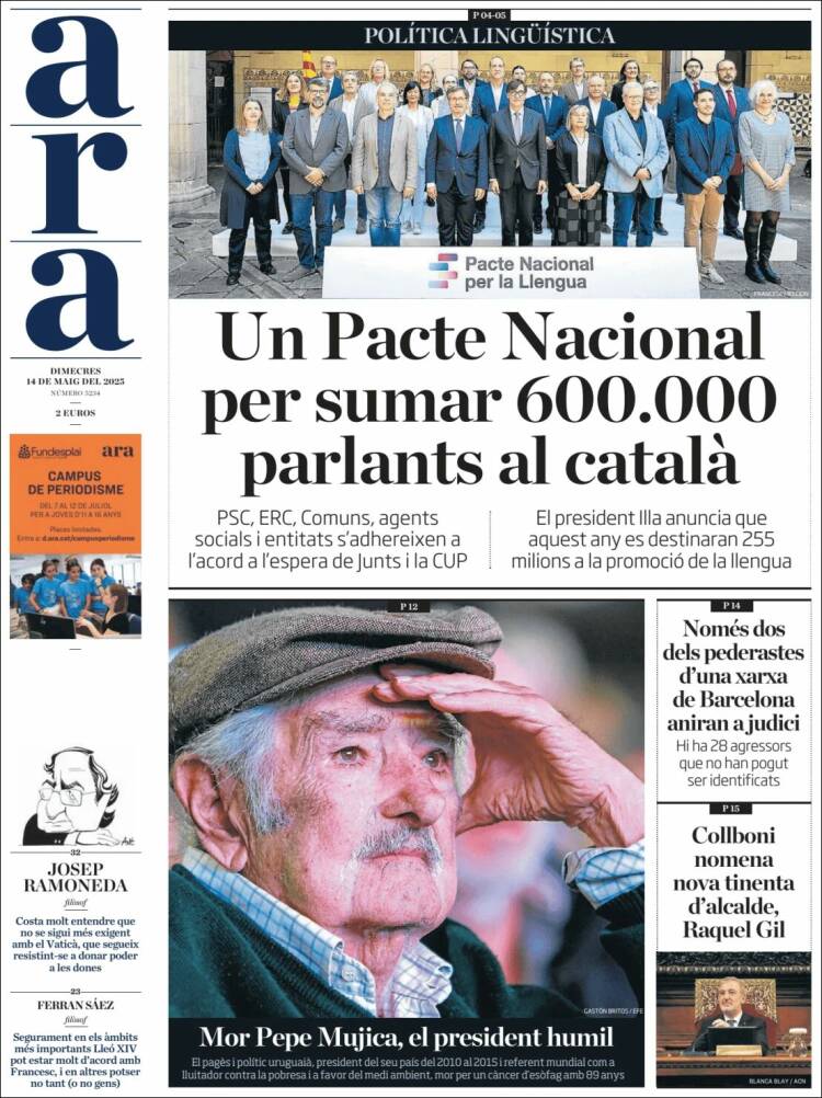 Portada de Ara (Spain)