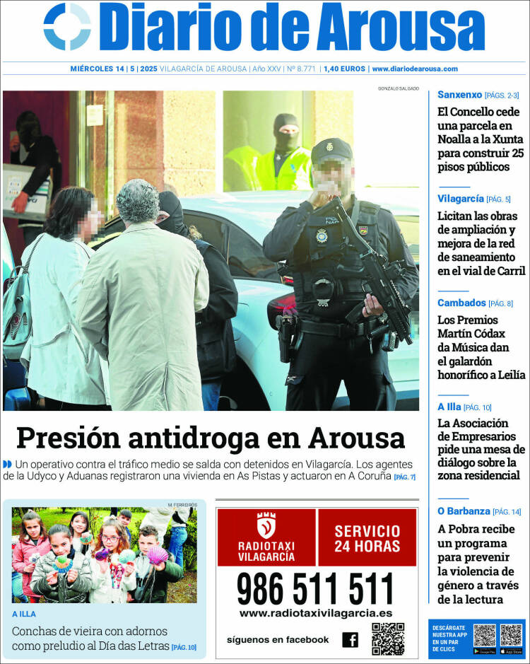 Portada de Diario de Arousa (Spain)