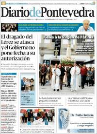 Portada de Diario de Pontevedra (Spain)