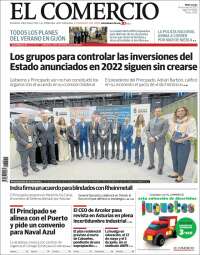 Portada de El Comercio - Gijón (Spain)