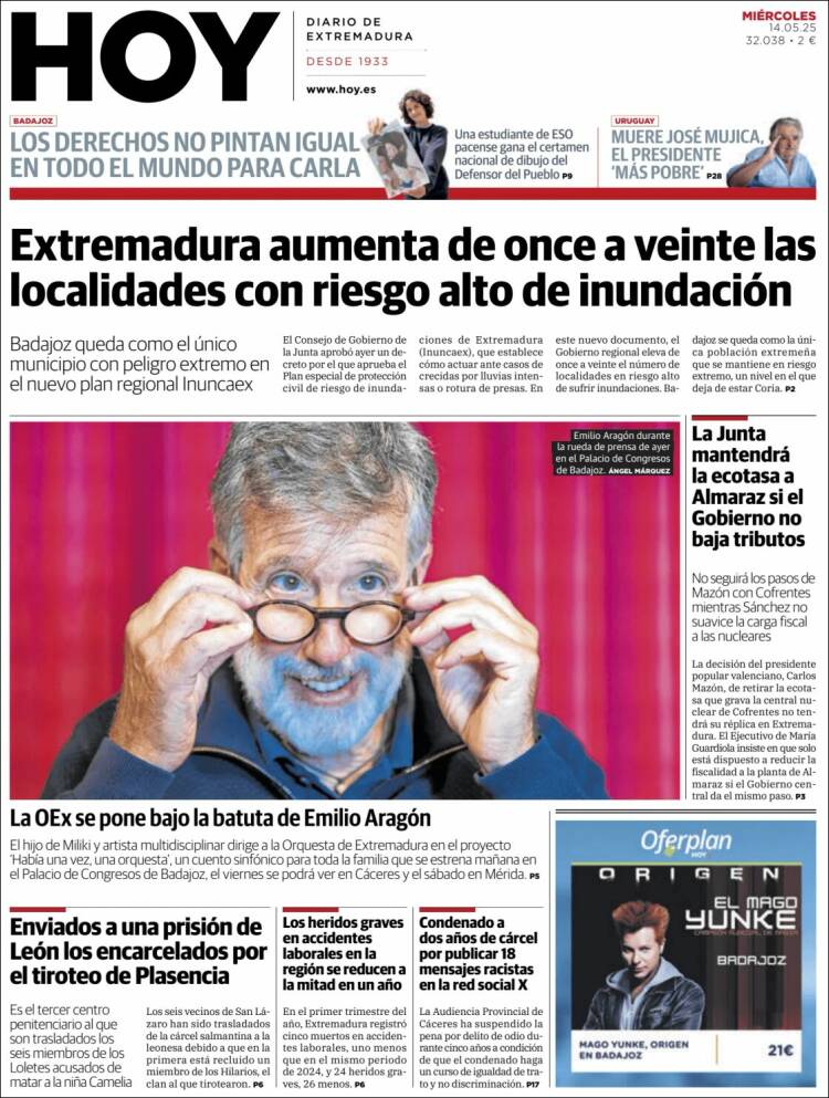 Portada de Hoy - Caceres (Spain)