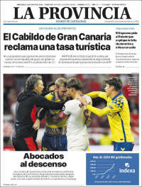 Portada de La Provincia (Spain)