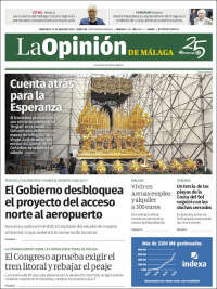 Portada de La Opinión de Málaga (Spain)