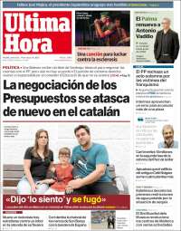 Portada de Última Hora (Spain)