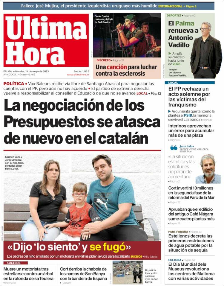 Portada de Última Hora (Spain)