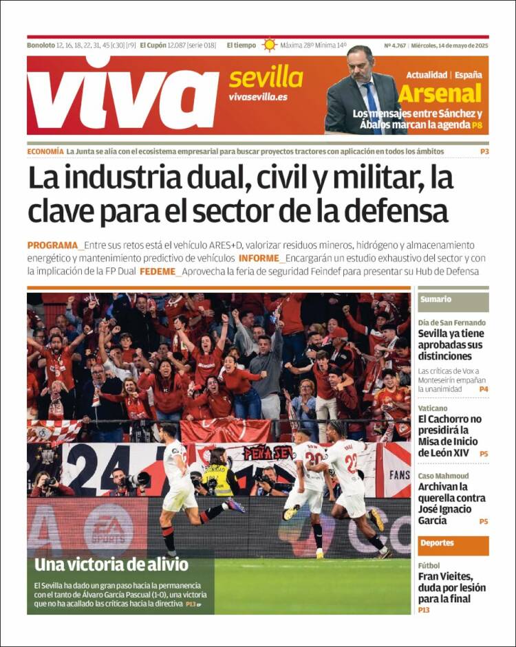 Portada de Viva Sevilla (Spain)