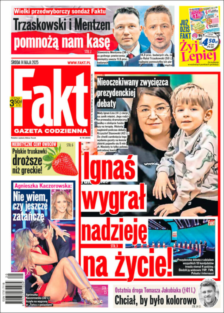 Portada de Fakt (Polonia)