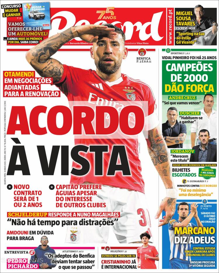 Portada de Record (Portugal)