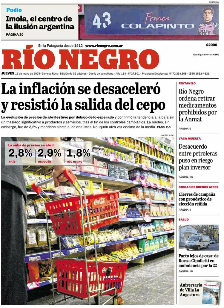 Portada de Rio Negro (Argentine)