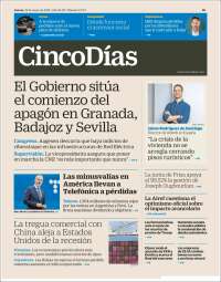 Portada de Cinco Días (España)