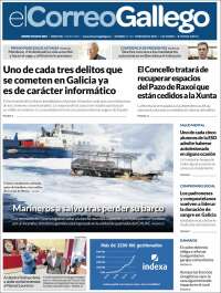 Portada de El Correo Gallego (Espagne)