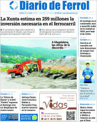 Portada de Diario de Ferrol (Espagne)