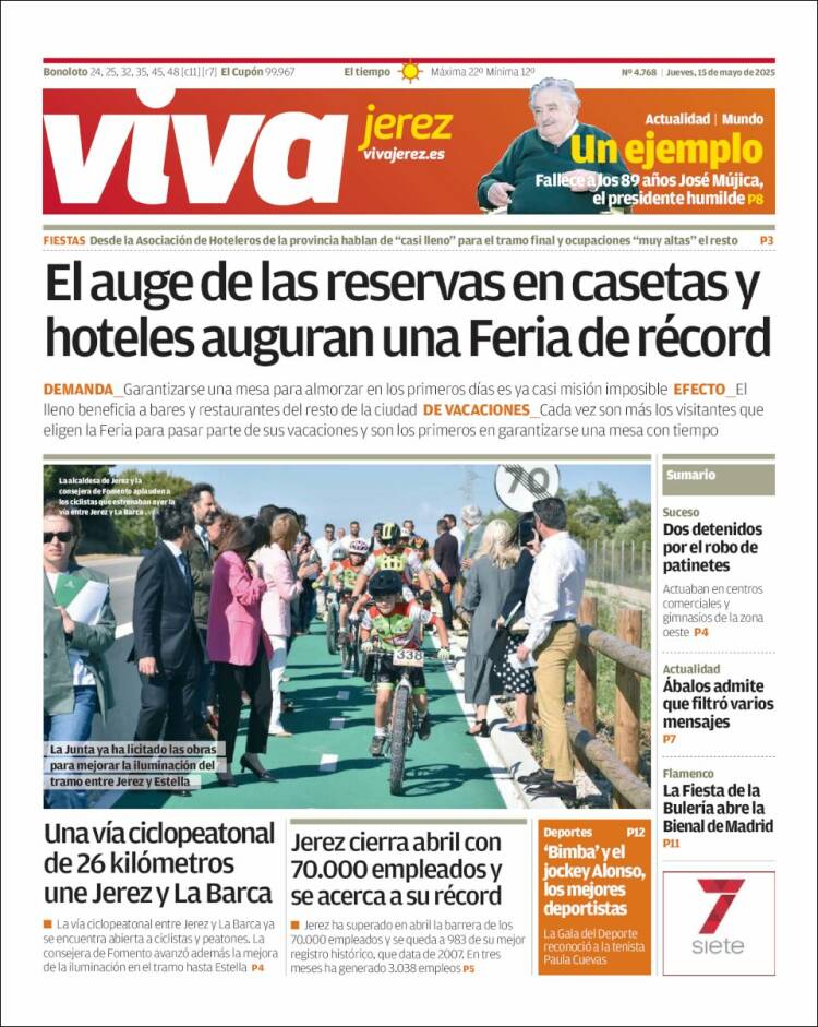 Portada de Información - Jerez (Spain)