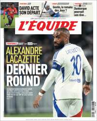 Portada de L'Equipe (France)