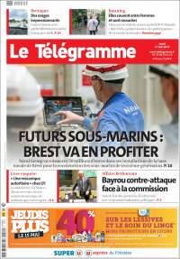 Portada de Télégramme (Francia)