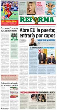 Portada de Reforma (México)