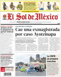 Portada de El Sol de México (México)