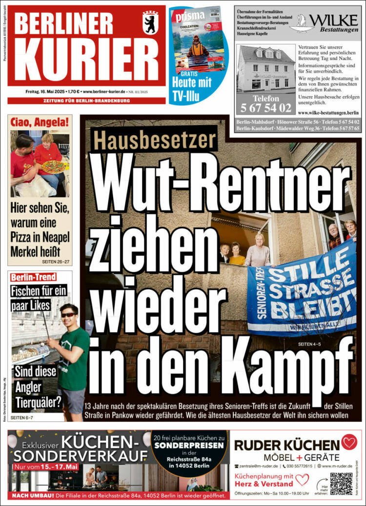 Portada de Berliner Kurier - Startseite BK (Alemania)