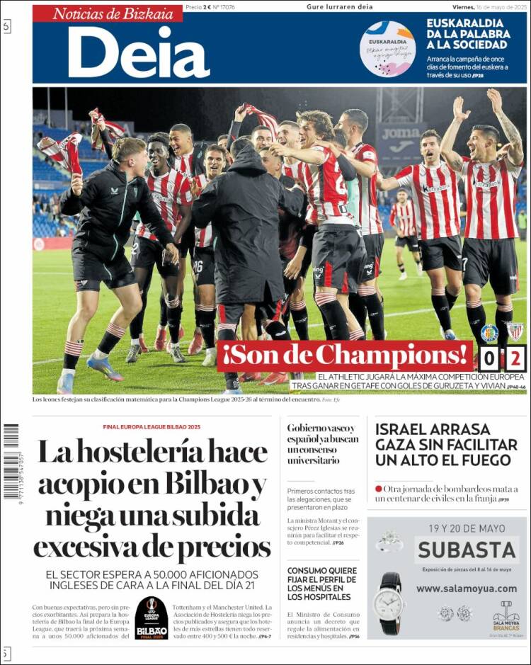 Portada de Deia (España)