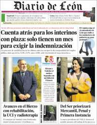 Portada de Diario de León (España)