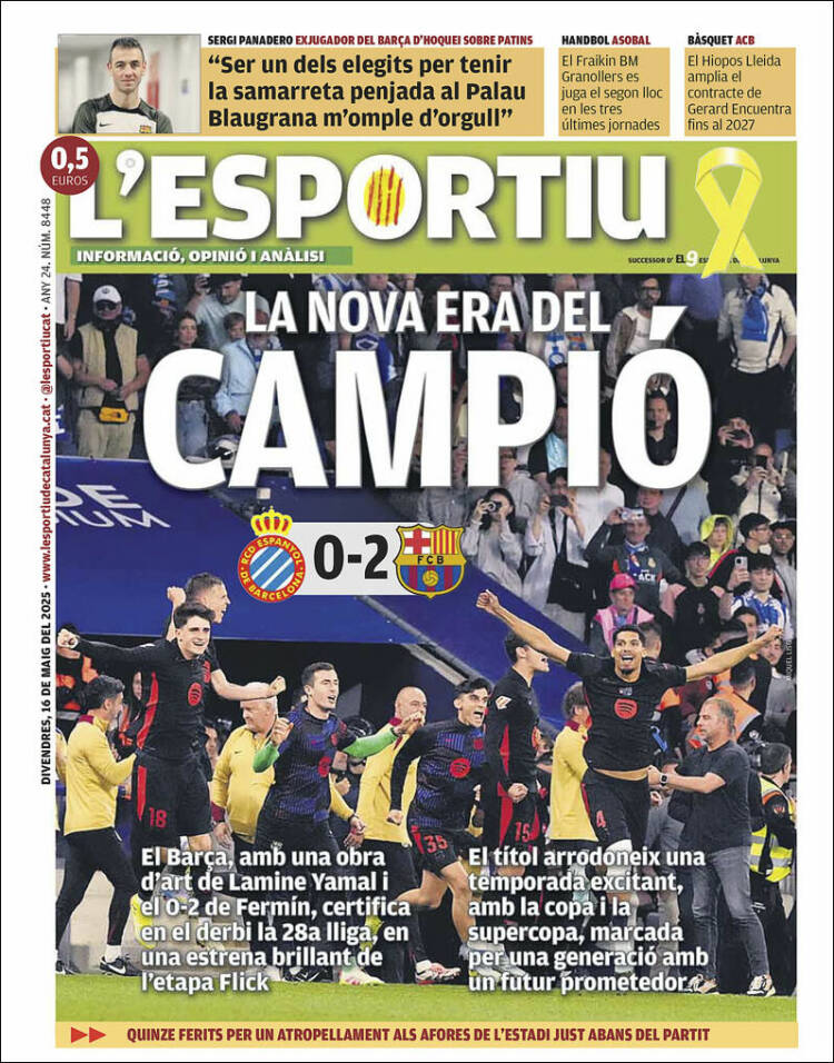 Portada de L'Esportiu (España)