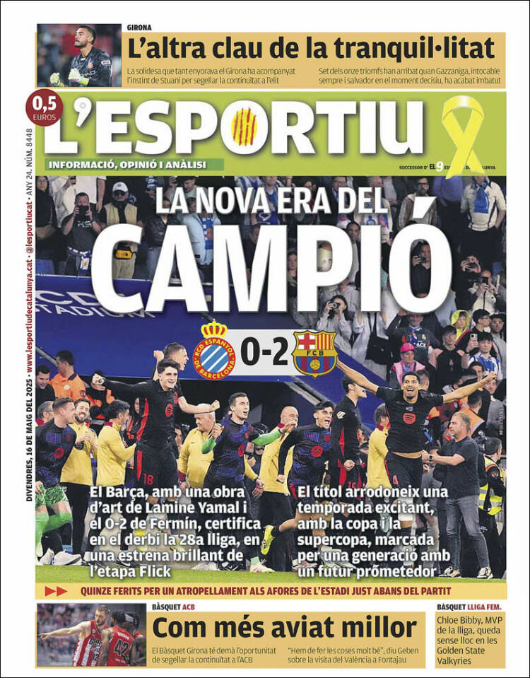 Portada de L'Esportiu : Girona (España)