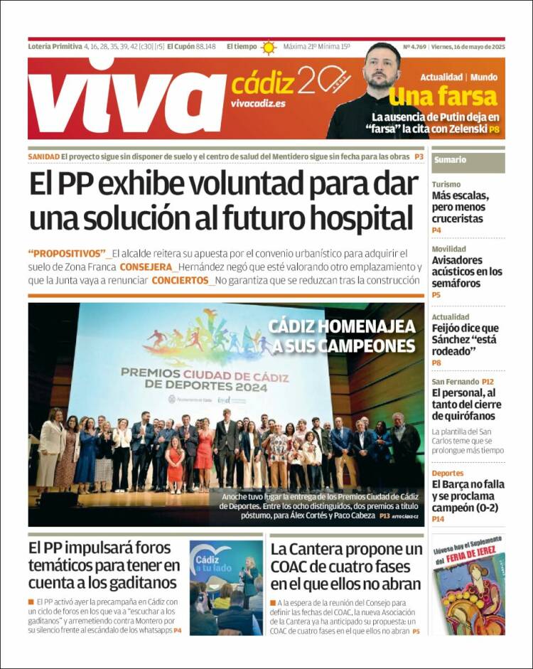 Portada de Información - Cadiz (España)