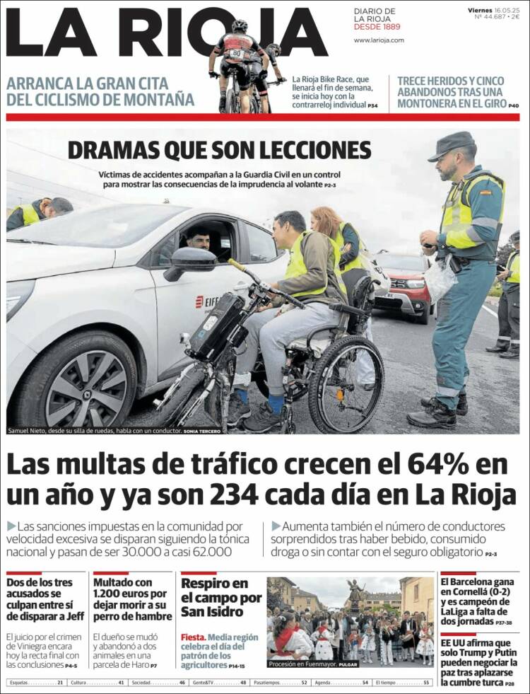 Portada de La Rioja (España)