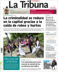 Portada de La Tribuna de Cuenca (España)