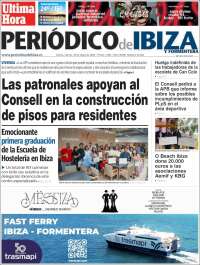 Portada de Periódico de Ibiza (España)