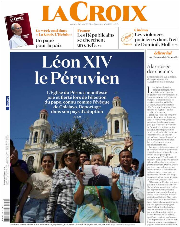 Portada de La Croix (Francia)