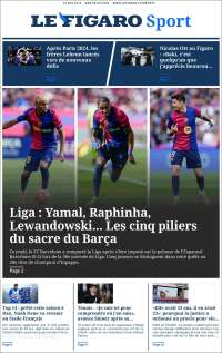 Portada de Le Figaro Sport (Francia)
