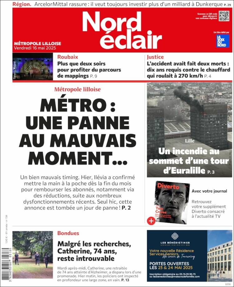 Portada de Nord Éclair (Francia)